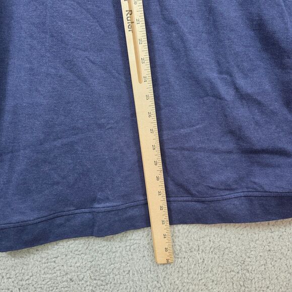 Peter Millar Men’s Blue Quarter 1/4 Zip Pullover Navy Blue Size 2XL - Picture 6 of 8